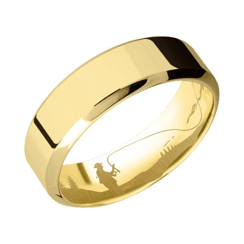 Lashbrook 10KT Yellow Gold Band with Polish Polished Finish