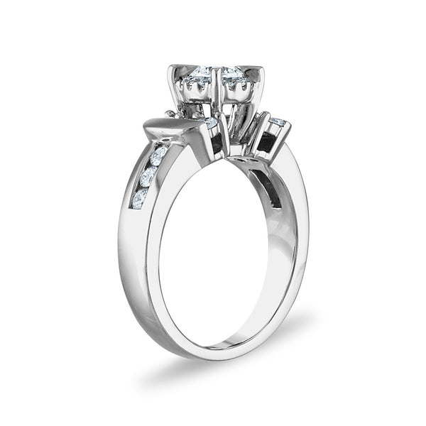 Signature Diamond Dreams 1 CTW Natural Diamond Engagement Ring in 14KT White Gold