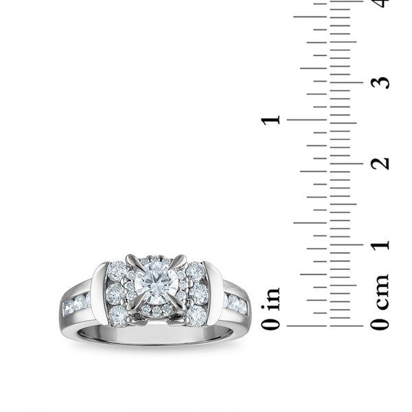 Signature Diamond Dreams 1 CTW Natural Diamond Engagement Ring in 14KT White Gold