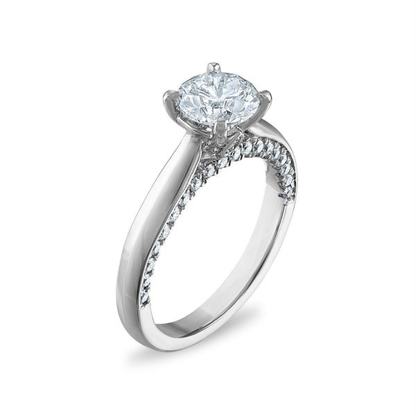 Signature EcoLove 2 CTW Lab Grown Diamond Solitaire Engagement Ring in 14KT White Gold