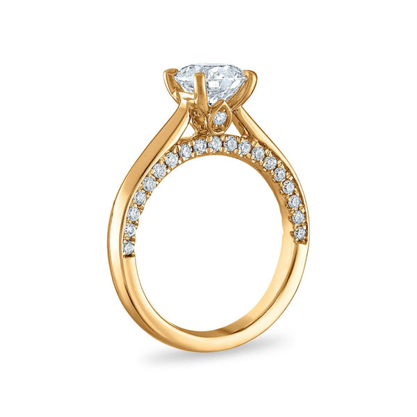 Signature EcoLove 2 CTW Lab Grown Diamond Solitaire Engagement Ring in 14KT Yellow Gold