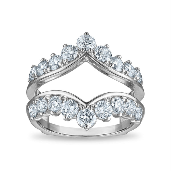 Signature EcoLove 2 CTW Lab Grown Diamond Ring Enhancer in 14KT White Gold