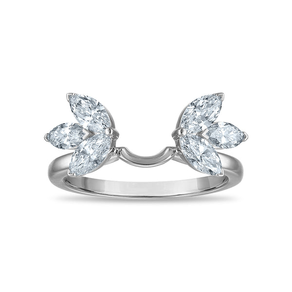 Signature EcoLove 1 CTW Lab Grown Diamond Ring Enhancer in 14KT White Gold