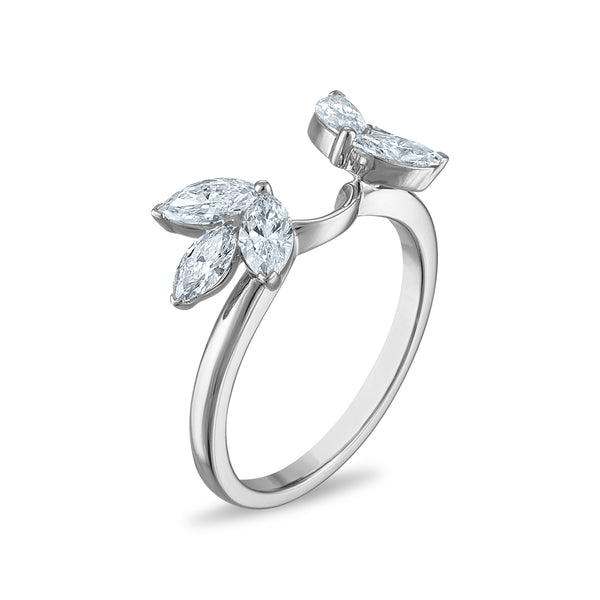 Signature EcoLove 1 CTW Lab Grown Diamond Ring Enhancer in 14KT White Gold