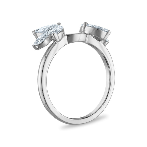 Signature EcoLove 1 CTW Lab Grown Diamond Ring Enhancer in 14KT White Gold