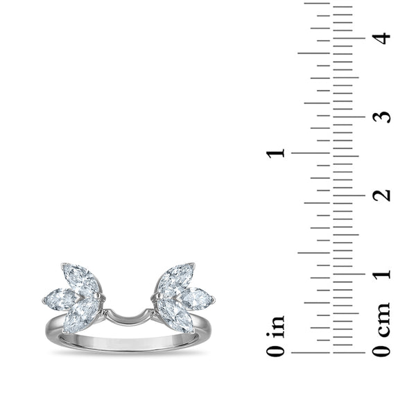 Signature EcoLove 1 CTW Lab Grown Diamond Ring Enhancer in 14KT White Gold