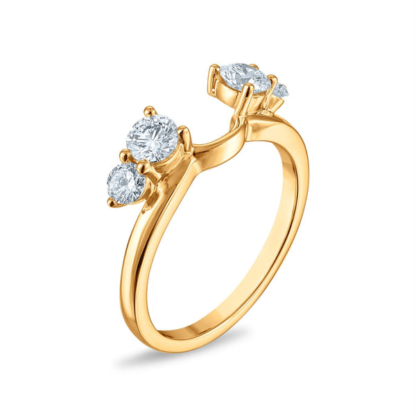 Signature EcoLove 3/4 CTW Lab Grown Diamond Ring Enhancer in 14KT Yellow Gold