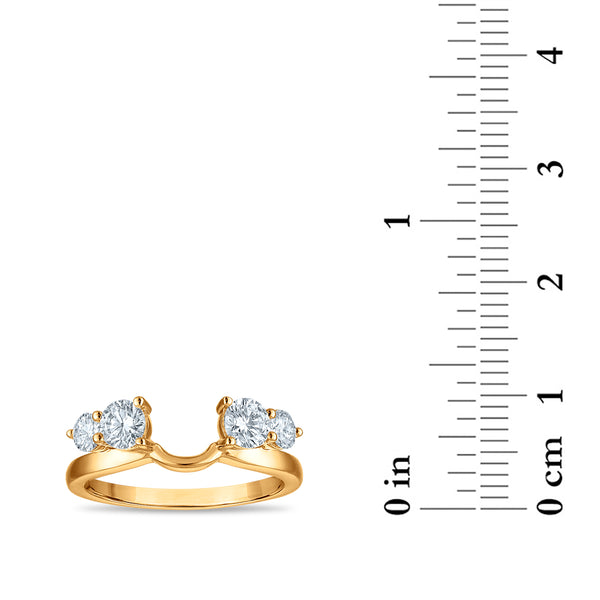Signature EcoLove 3/4 CTW Lab Grown Diamond Ring Enhancer in 14KT Yellow Gold