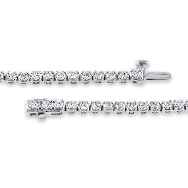 Signature EcoLove 5 CTW Lab Grown Diamond 7-inch Tennis Bracelet in Platinum