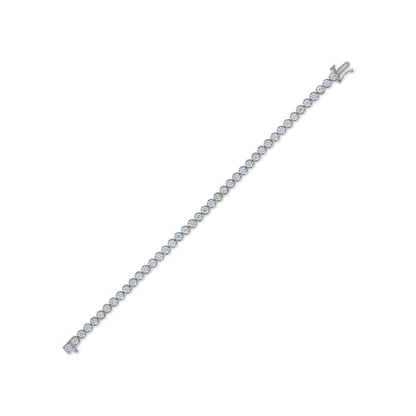 Signature EcoLove 5 CTW Lab Grown Diamond 7.25-inch Tennis Bracelet in 14KT White Gold