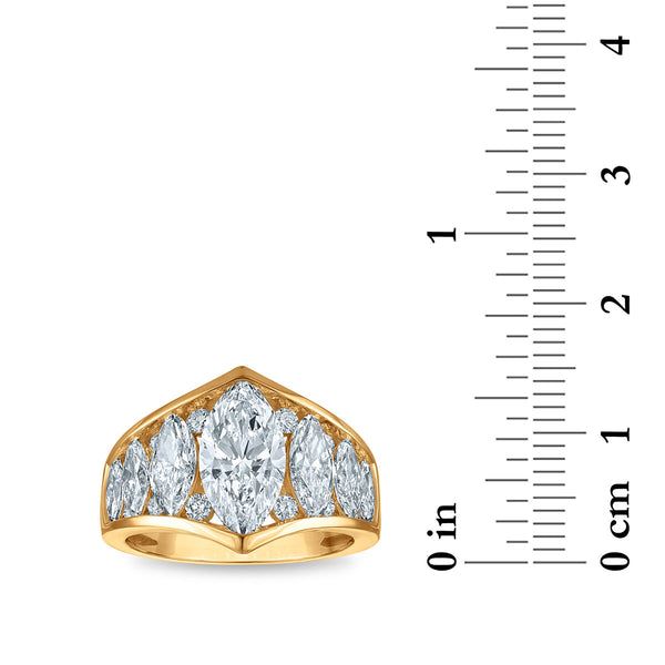 Signature EcoLove 4-1/2 CTW Lab Grown Diamond Fashion Ring in 14KT Yellow Gold