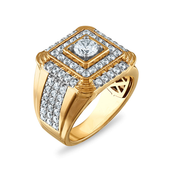 Signature EcoLove 2 1/2 CTW Lab Grown Diamond Fashion Ring in 14KT Yellow Gold