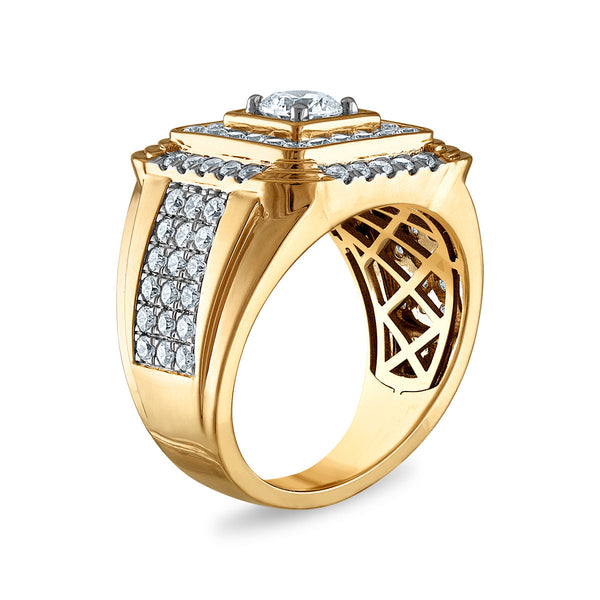 Signature EcoLove 2 1/2 CTW Lab Grown Diamond Fashion Ring in 14KT Yellow Gold