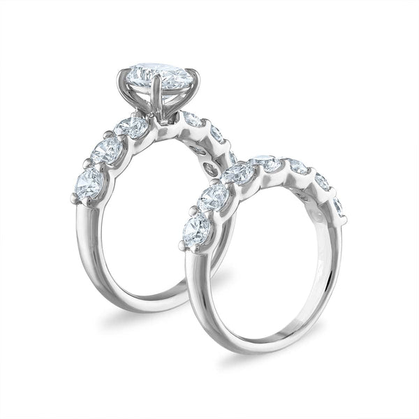 Signature EcoLove Diamond Dreams 4 3/4 CTW Lab Grown Diamond Classic Bridal Set in 14KT White Gold