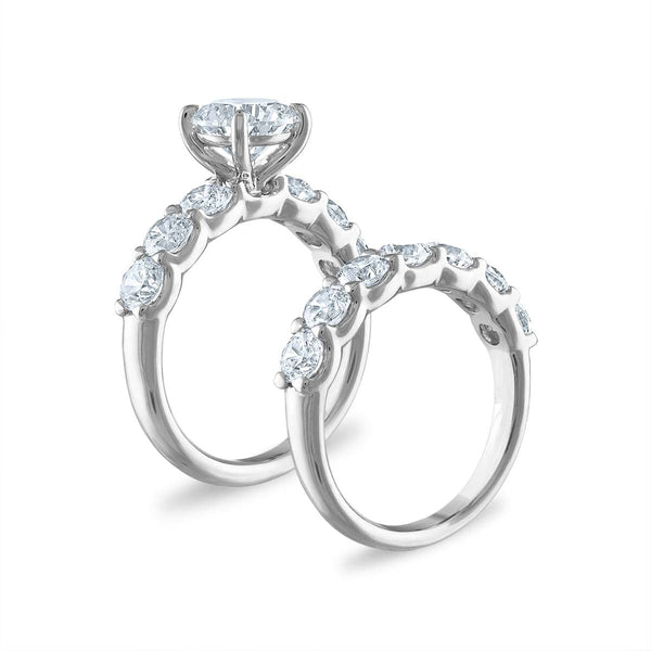 Signature EcoLove Diamond Dreams 4-3/4 CTW Lab Grown Diamond Classic Bridal Set in 14KT White Gold