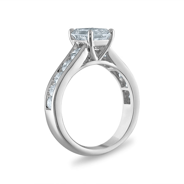 Signature EcoLove Diamond Dreams 4 CTW Lab Grown Diamond Bridal Set in 14KT White Gold