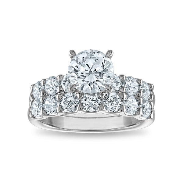 Signature EcoLove Diamond Dreams 3 1/2 CTW Lab Grown Diamond Bridal Set in 14KT White Gold