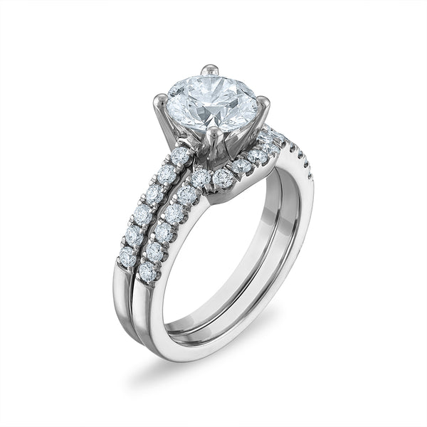 Signature EcoLove Diamond Dreams 2-1/3 CTW Lab Grown Diamond Bridal Set in Platinum