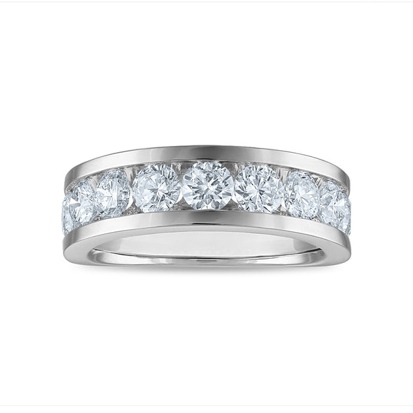 Signature EcoLove 3 CTW Lab Grown Diamond Set Ring in 14KT White Gold