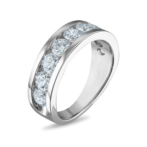 Signature EcoLove 3 CTW Lab Grown Diamond Set Ring in 14KT White Gold