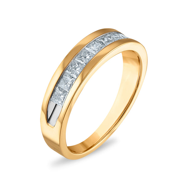 Signature EcoLove 1 CTW Lab Grown Diamond Set Ring in 14KT Yellow Gold