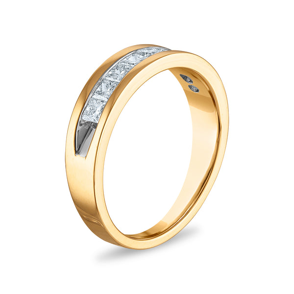 Signature EcoLove 1 CTW Lab Grown Diamond Set Ring in 14KT Yellow Gold