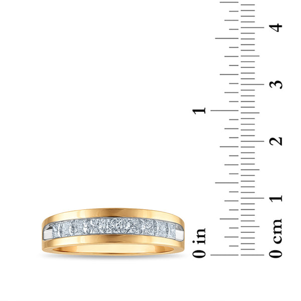 Signature EcoLove 1 CTW Lab Grown Diamond Set Ring in 14KT Yellow Gold