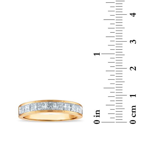 Signature EcoLove 1 CTW Lab Grown Diamond Ring in 14KT Yellow Gold