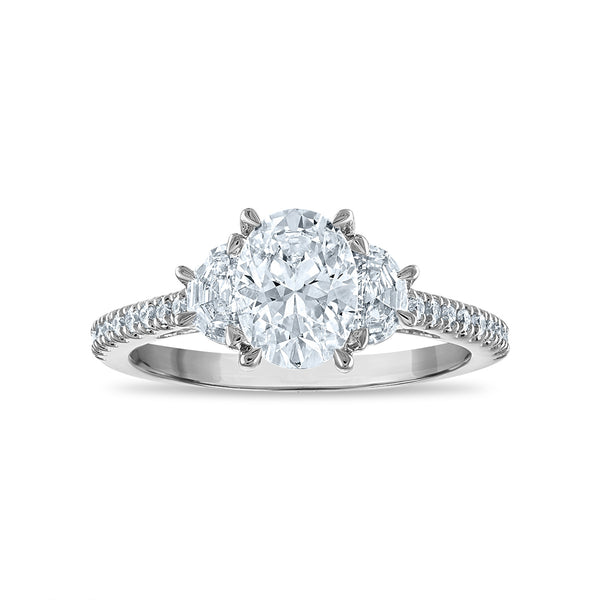 Signature EcoLove 2 CTW Lab Grown Diamond Engagement Ring in 14KT White Gold