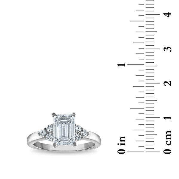 Signature EcoLove Diamond Dreams 2 CTW Lab Grown Diamond Engagement Ring in 14KT White Gold