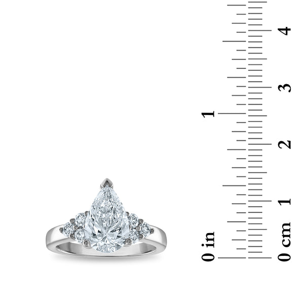 Signature EcoLove Diamond Dreams 2-5/8 CTW Lab Grown Diamond Engagement Ring in 14KT White Gold