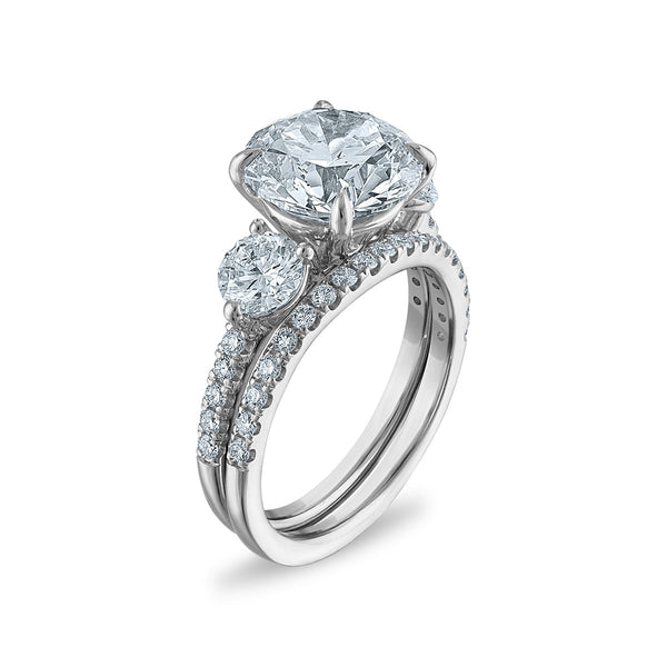 Signature EcoLove Diamond Dreams 5-1/3 CTW Lab Grown Diamond Bridal Set in 14KT White Gold