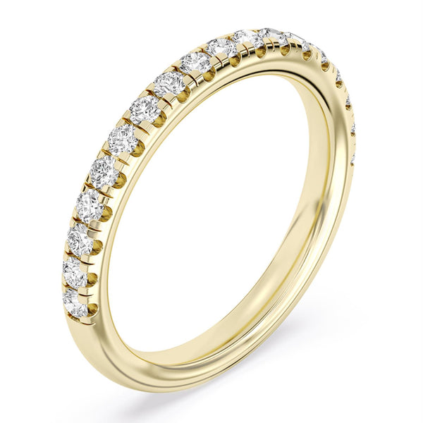 Signature EcoLove Diamond Dreams 3-3/4 CTW 100 Facet Centurion Lab Grown Diamond Bridal Set in 18KT Yellow Gold