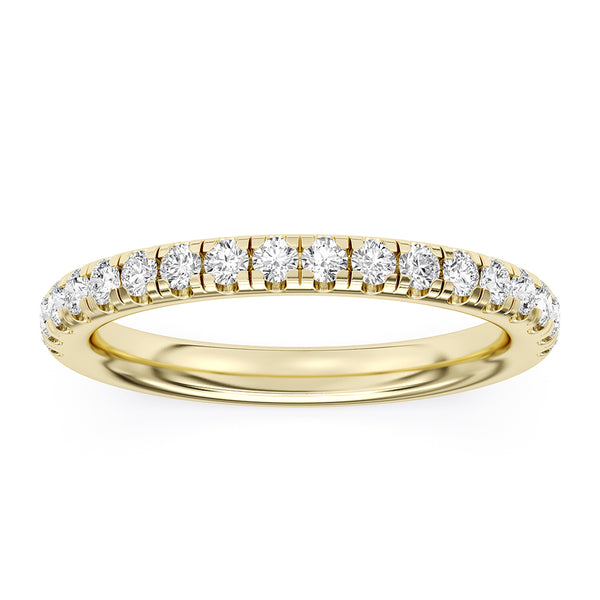Signature EcoLove Diamond Dreams 3-3/4 CTW 100 Facet Centurion Lab Grown Diamond Bridal Set in 18KT Yellow Gold