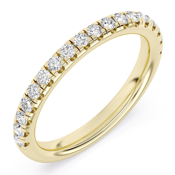 Signature EcoLove Diamond Dreams 3-3/4 CTW 100 Facet Centurion Lab Grown Diamond Bridal Set in 18KT Yellow Gold