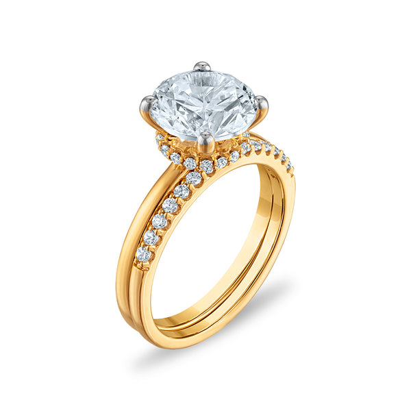 Signature EcoLove Diamond Dreams 3-1/4 CTW Lab Grown Diamond Bridal Set in 14KT Yellow Gold