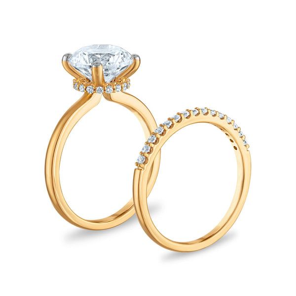Signature EcoLove Diamond Dreams 3-1/4 CTW Lab Grown Diamond Bridal Set in 14KT Yellow Gold