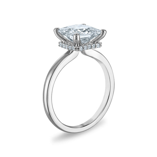 White Diamond Bridal Ring in 14KT Gold