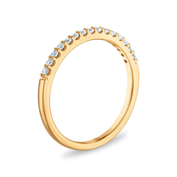 White Diamond Bridal Ring in 14KT Gold
