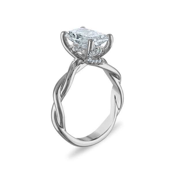 Signature EcoLove 3 CTW Lab Grown Diamond Bridal Set in 14KT White Gold