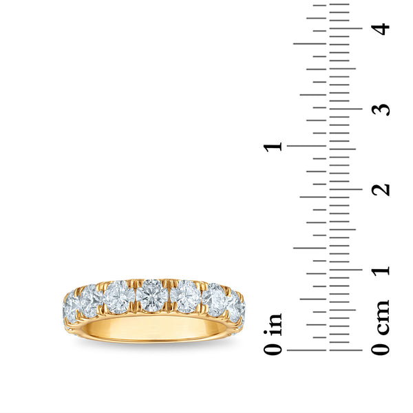 Signature EcoLove 3 CTW Lab Grown Diamond Ring in 14KT Yellow Gold