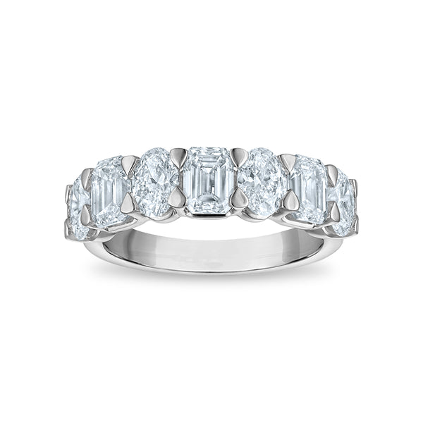 White Diamond Anniversary Ring in 14KT Gold