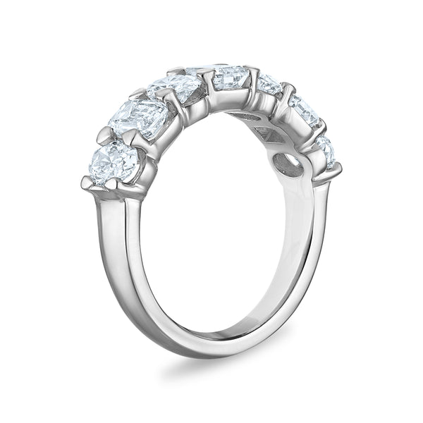 White Diamond Anniversary Ring in 14KT Gold