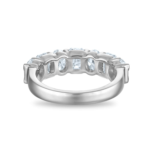 White Diamond Anniversary Ring in 14KT Gold