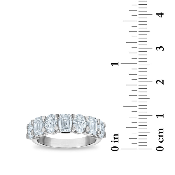 White Diamond Anniversary Ring in 14KT Gold
