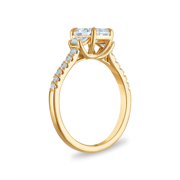 Signature EcoLove 1-1/2 CTW Lab Grown Diamond Anniversary Ring in 14KT Yellow Gold