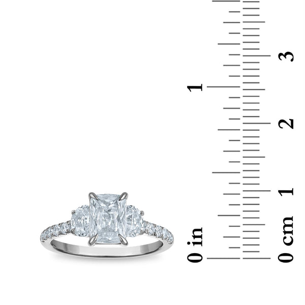Signature EcoLove 2 CTW Lab Grown Diamond Anniversary Ring in 14KT White Gold