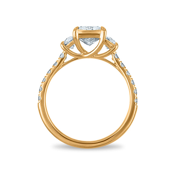 Signature EcoLove 2 CTW Lab Grown Diamond Anniversary Ring in 14KT Yellow Gold