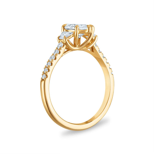 Signature EcoLove 1-1/2 CTW Lab Grown Diamond Anniversary Ring in 14KT Yellow Gold