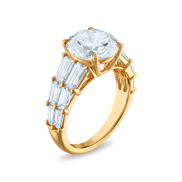 Signature EcoLove Diamond Dreams 6-1/3 CTW Lab Grown Diamond Engagement Ring in 14KT Yellow Gold
